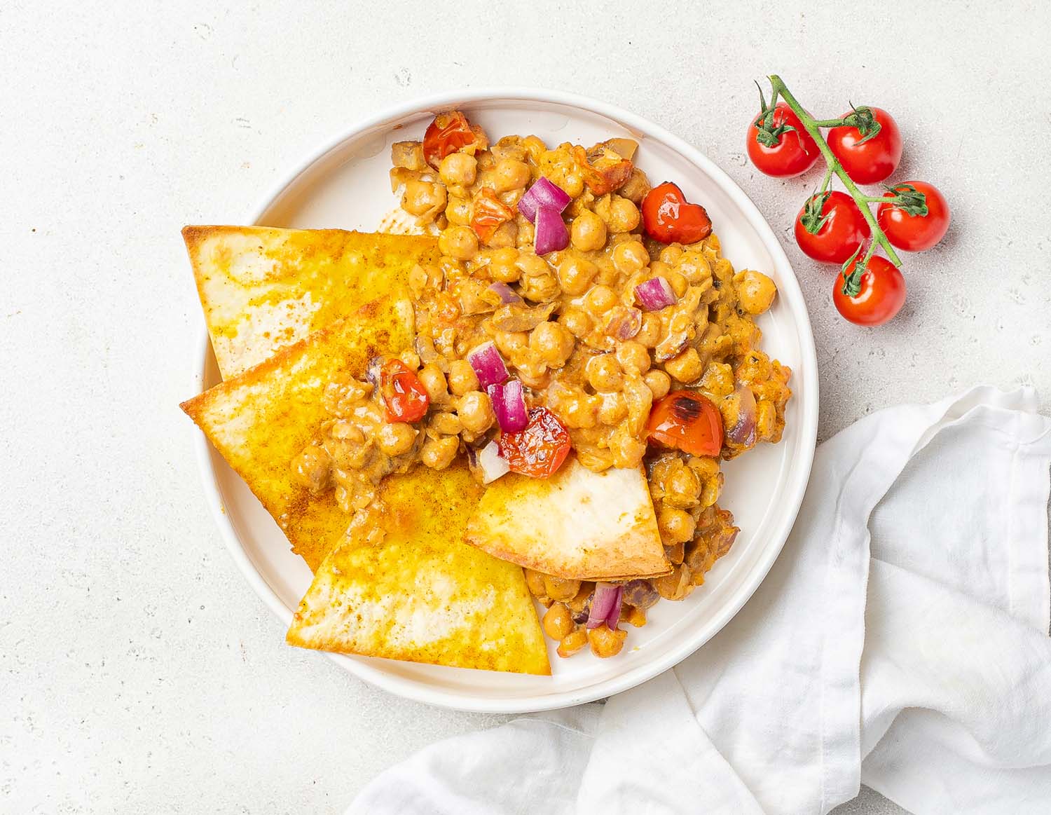 Карри с тахини и нутом