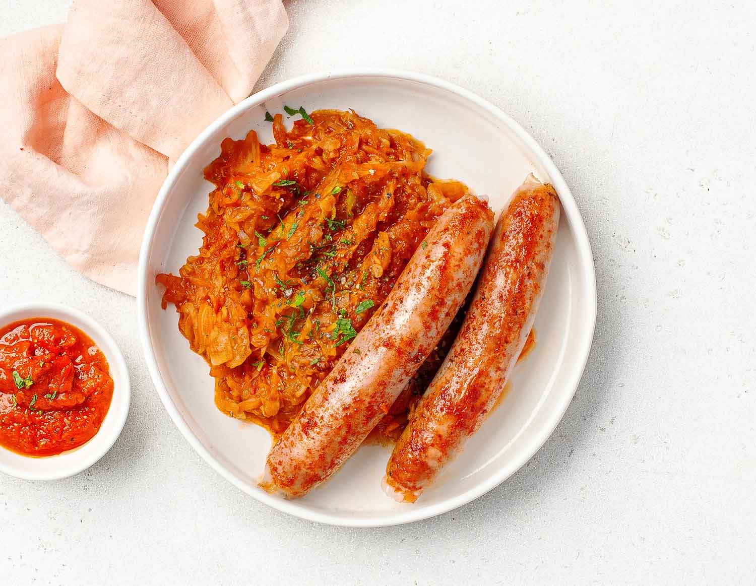 Немецкий ужин с колбасками