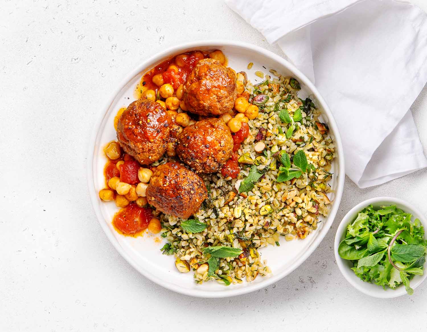 Фрикадельки из баранины с фрикке