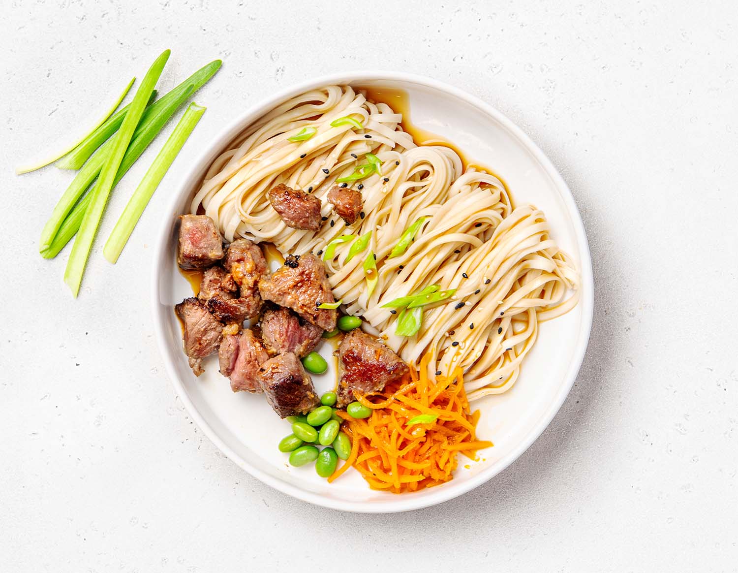 Мисо говядина с лапшой