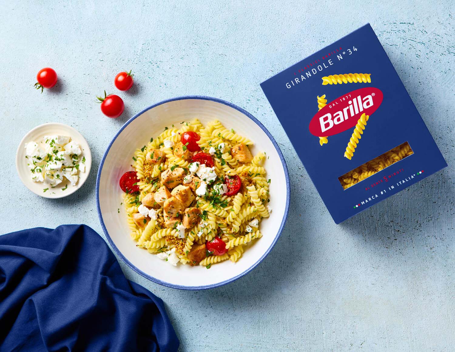Джирандоле Barilla с индейкой,